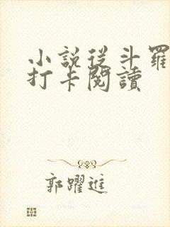 小说从斗罗开始打卡阅读