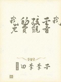 我的孩子我的家免费观看封面