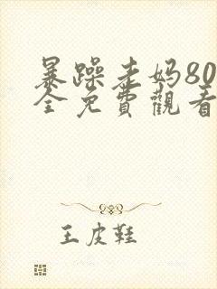 暴躁老妈80集全免费观看第二部