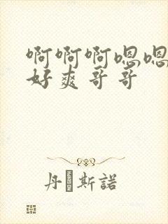 啊啊啊嗯嗯哦哦好爽哥哥封面