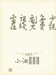 电视剧年少有为在线免费观看