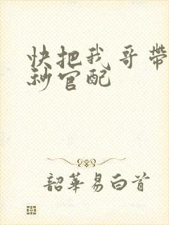 快把我哥带走时秒官配封面