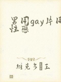 男同gay片同性恋