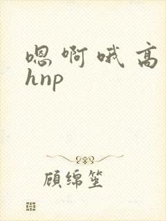 嗯 啊 哦 高hnp