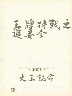 王牌特战之权少追妻全