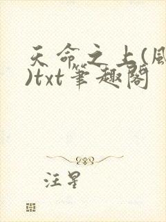 天命之上(风月)txt笔趣阁封面