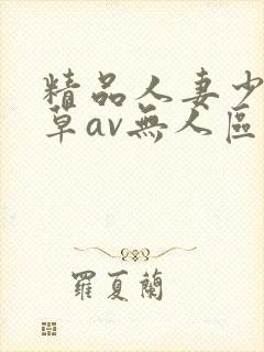 精品人妻少妇嫩草av无人区