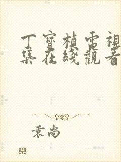 丁宝桢电视剧全集在线观看免费高清下载