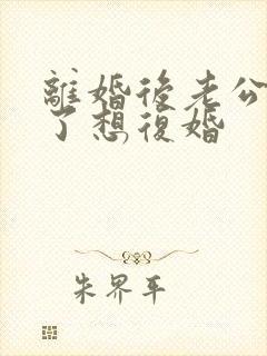 离婚后老公后悔了想复婚封面