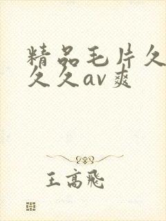 精品毛片久久久久久av爽