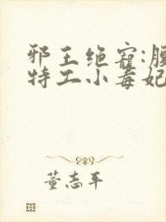 邪王绝宠:腹黑特工小毒妃