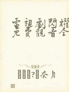 电视剧闪耀的她免费观看全集高清封面