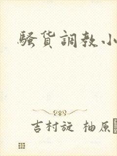 骚货调教小说