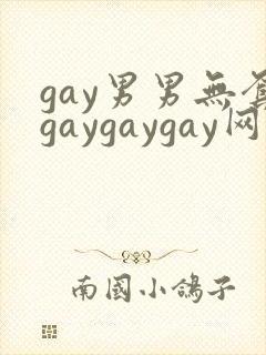 gay男男无套gaygaygay网站