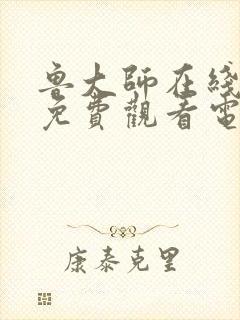 鲁大师在线播放免费观看电视剧最新