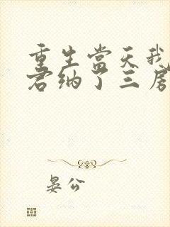 重生当天我给夫君纳了三房小妾
