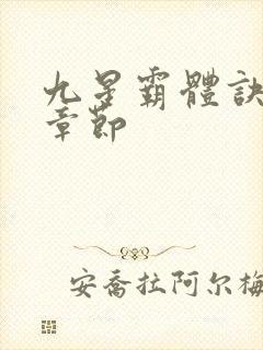 九星霸体诀全部章节