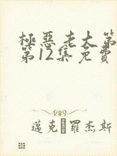 极恶老大第二季第12集免费观看