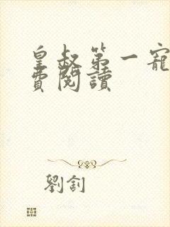 皇叔第一宠妃免费阅读