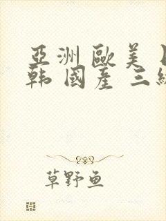 亚洲 欧美 日韩 国产 三级 中文字幕