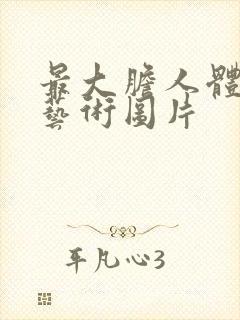 最大胆人体扒b艺术图片