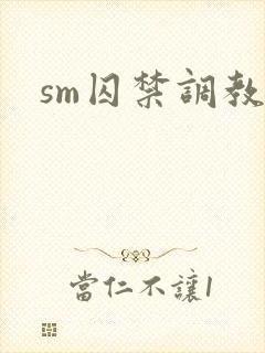 sm囚禁调教文