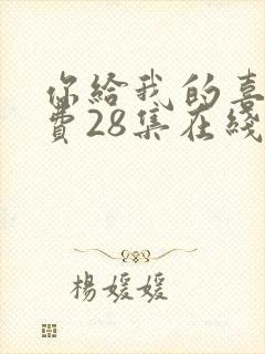 你给我的喜欢免费28集在线电视剧