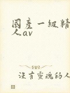 国产一级精品成人av