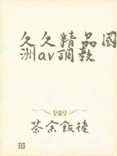 久久精品国产亚洲av调教