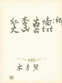 红杏出墙:乡村大凶器txt