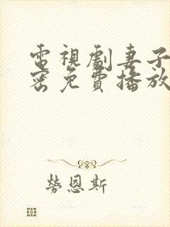电视剧妻子的秘密免费播放