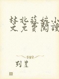 林北苏婉小说全文免费阅读完整版