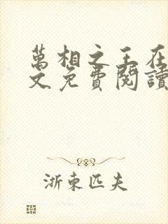 万相之王在线全文免费阅读