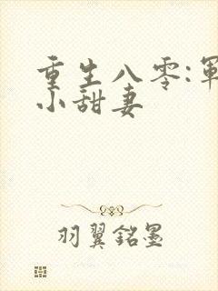 重生八零:军嫂小甜妻