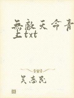 无敌天命青鸾峰上txt