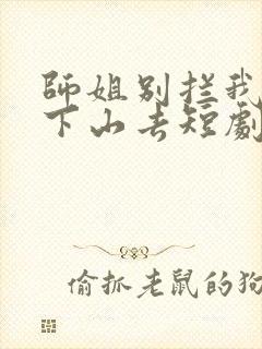 师姐别拦我必须下山去短剧