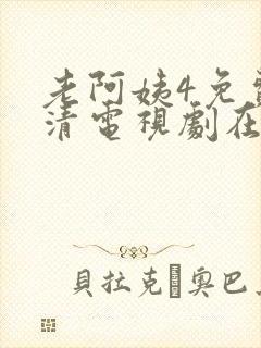 老阿姨4免费高清电视剧在线