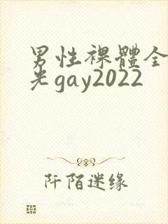 男性裸体全身精光gay2022封面
