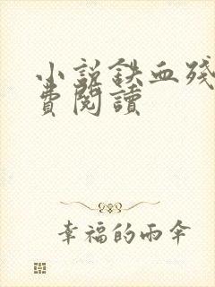小说铁血残明免费阅读