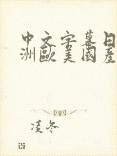 中文字幕日韩亚洲欧美国产
