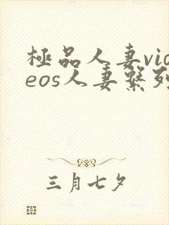 极品人妻videos人妻系列剧情介绍