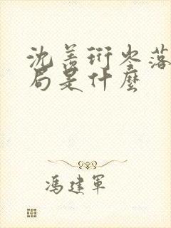 沈羡珩岑落大结局是什么