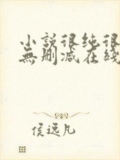 小说很纯很暧昧无删减在线阅读