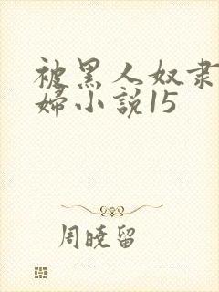 被黑人奴隶的少妇小说15