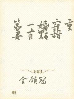 第一婚宠重生娇妻有点甜