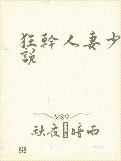 狂干人妻少妇小说