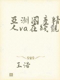 亚洲国产精品成人va在线观看