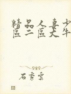 精品人妻少妇一区二区大牛影视