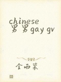chinese男男gay gv