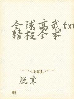 全球高武txt精校全本